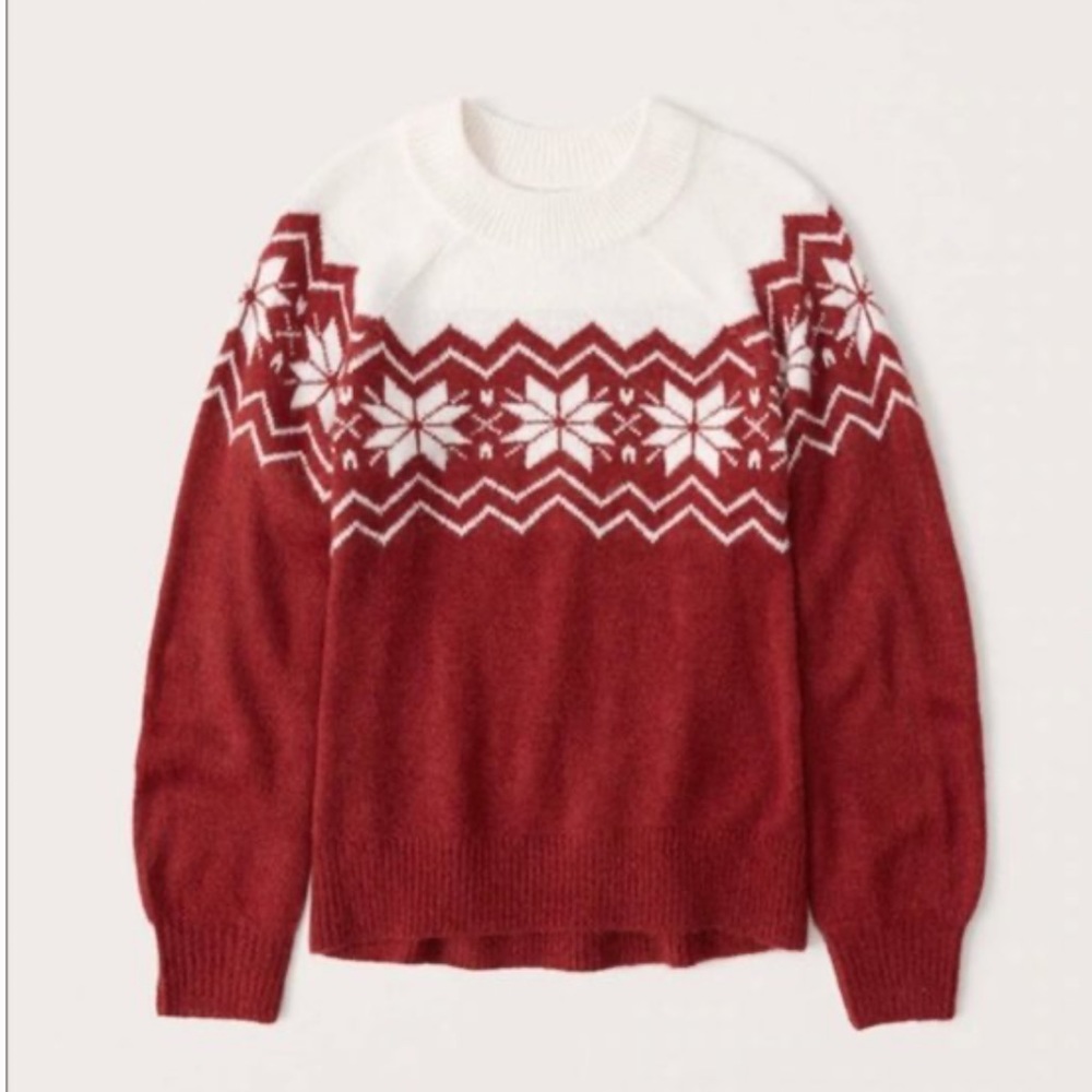 ABERCROMBIE & FITCH snowflake sweater XXS